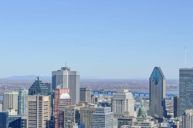Montreal, Kanada: 20 Mart 2016: Montreal manzarası bahar