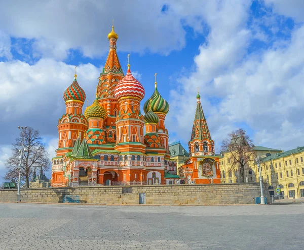 Saint Basil Cathedral Vörös Tér Moszkva — Stock Fotó