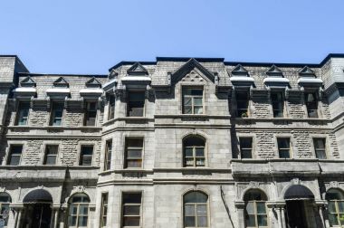 Montreal şehir merkezinde eski ev