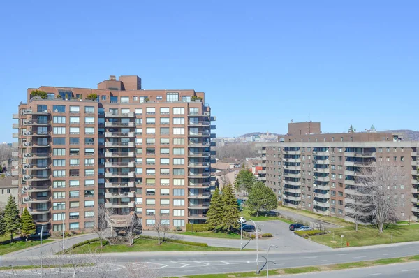 Edificios Apartamentos Montreal Centro —  Fotos de Stock