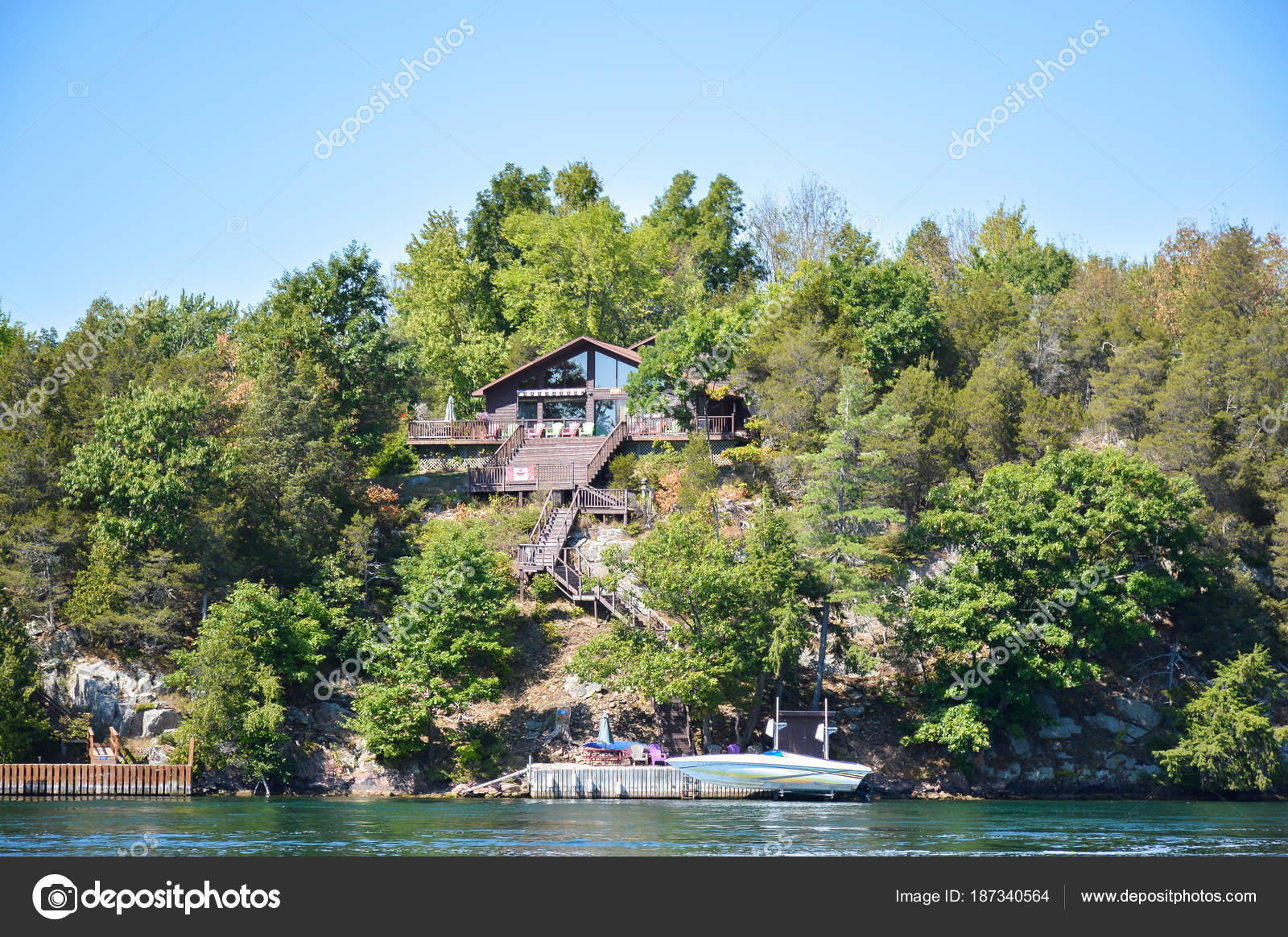One House 1000 Islands Kingston Ontario Canada — Stock Photo