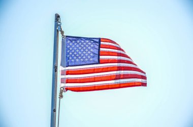 Gemide bulunan Amerikan bayrağı