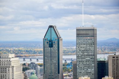 Sonbaharda, Kanada Montreal manzarası