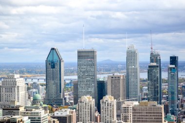 Sonbaharda, Kanada Montreal manzarası