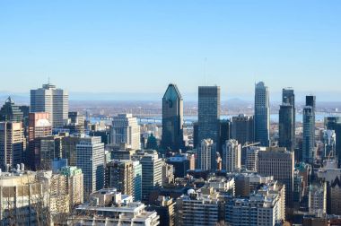 Montreal kış manzarası