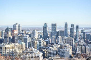 Montreal kış manzarası