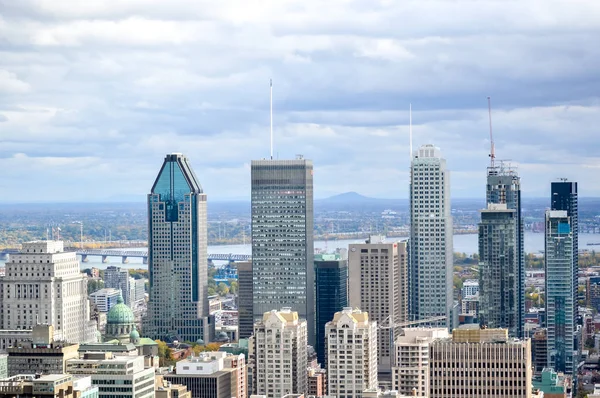 Montreal Skyline Fall Canada — Stock Photo, Image