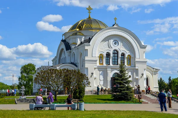 Brest Wit Rusland Mei 2015 Brest Garnizoen Kathedraal Van Sint — Stockfoto