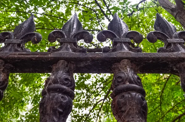 Wrought Iron Gate Downtown Toronto — Stock Photo, Image