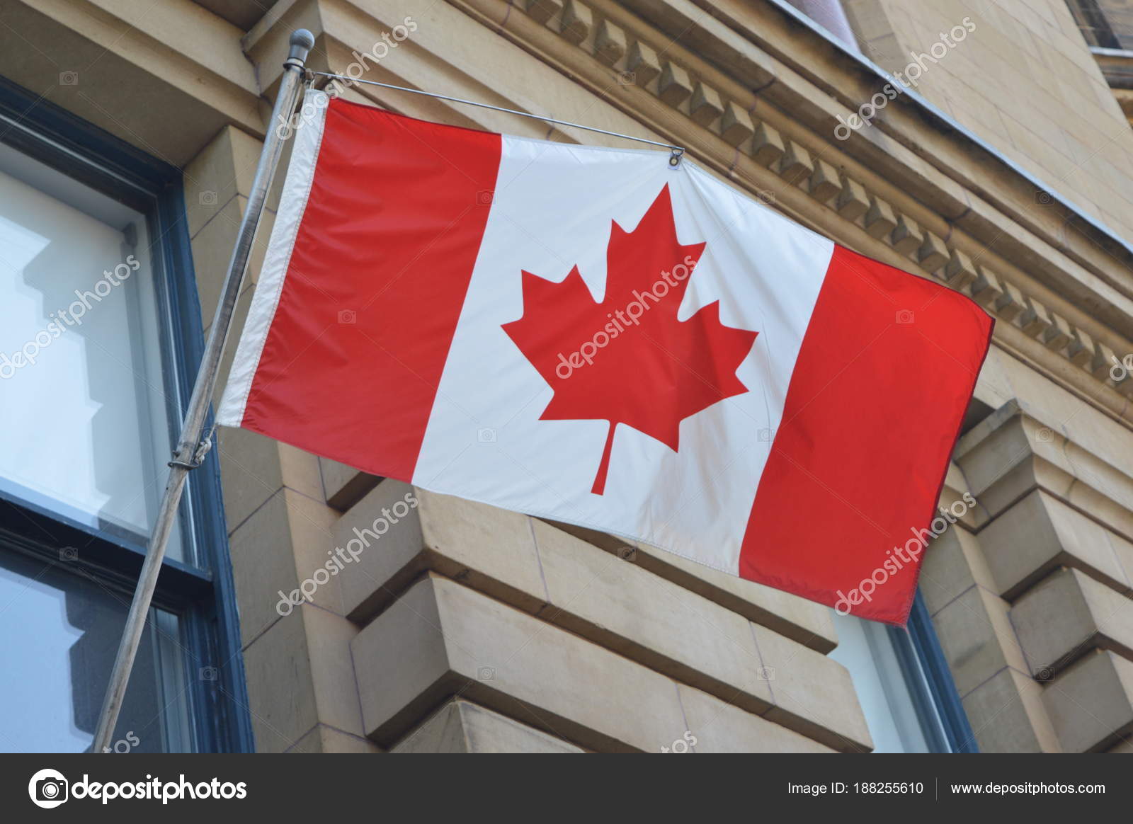 Canada Flag Waving In Ottawa Stock Photo - Download Image Now - Canada,  Ottawa, Canadian Flag - iStock