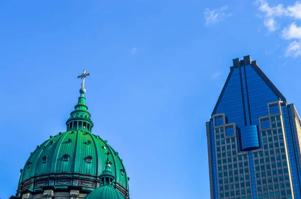 Mary Queen Van Wereld Kathedraal 1000 Gauchetiere Montreal Quebec Canada — Stockfoto