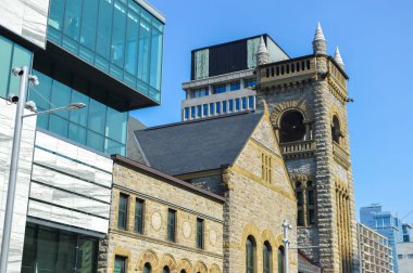 Modern ve eski mimari Montreal, Kanada