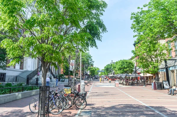 Burlington Usa Mei 2016 Church Street Markt Historische Wijk Van — Stockfoto