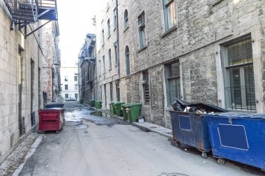 Eski Montreal, Kanada küçük dar sokak