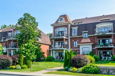 Chamblys tipik evleri, Quebec, Kanada