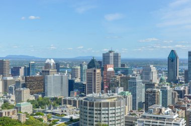 Yaz, Kanada Montreal manzarası