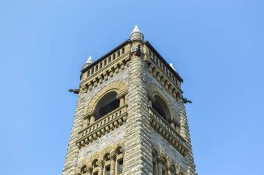 Montreal, Kanada - 16 Eylül 2017: Montreal Güzel Sanatlar Müzesi (Mmfa) Jean-Noel Desmarais Pavilion o Montreal'ın en büyük Müzesi ve Kanada'da en belirgin arasında