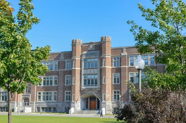 Montréal Canada Septembre 2017 Bâtiment École Élémentaire Westmount Park Vue — Photo