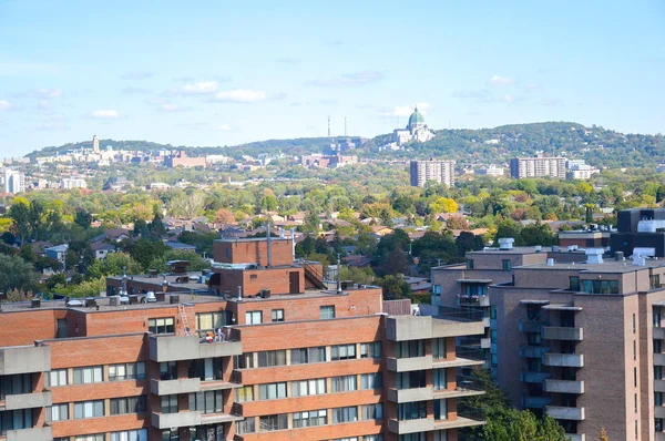 Modernt Lägenhetshotell Byggnader Med Stora Fönster Montreal Kanada — Stockfoto