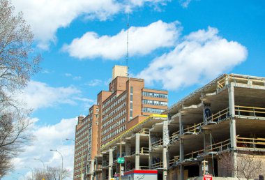 Montreal, Kanada - 5 Mayıs 2018: Mcgill hastane merkezinde Montreal, Kanada