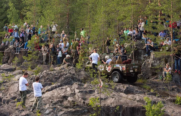 2017 Geländegängig Girvas 2017 Geländewagen Geländewagen Geländewagen Sommer Sand — Stockfoto