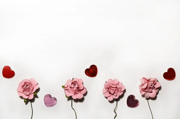 Красива листівка на свято кохання — стокове фото