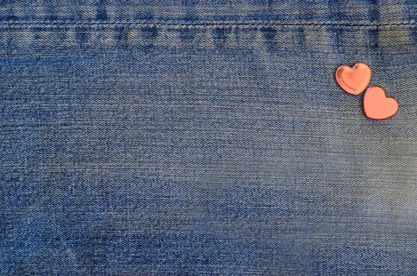 Jeans-Liebeskarte — Stockfoto