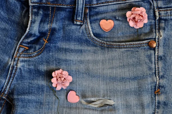 Pocket Jeans Love Card — Stockfoto