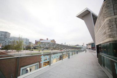 Liverpool şehir merkezinin panoramik görüntüsü