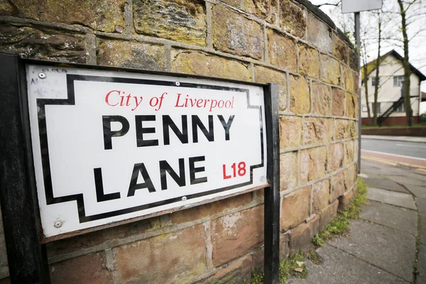Penny Lane Yolu, Liverpool, Birleşik Krallık