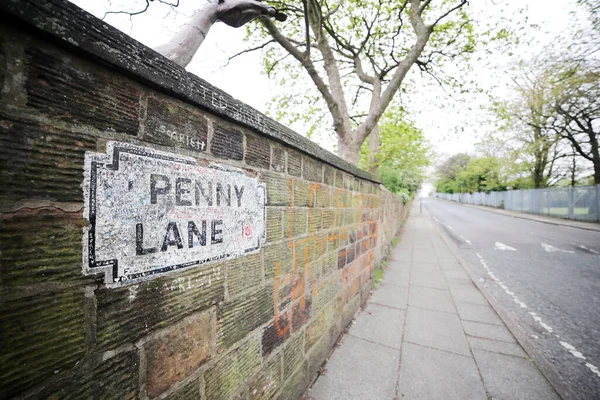 Penny Lane Yolu, Liverpool, Birleşik Krallık