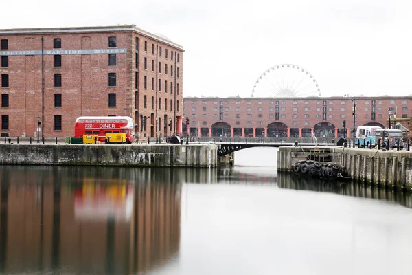 Edificios Almacenes Albert Dock Liverpool Inglaterra — Foto de Stock