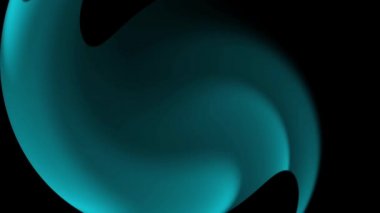 Yeşil renkli sıvı arka plan animasyonu. Tam Hd soyut arkaplan.