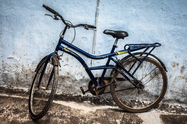 Vélo Vintage Avec Noir Blanc — Photo