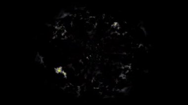 Dinamik sarı ve kırmızı renkli şok dalgaları ya da siyah arkaplan üzerinde 1080 Hd çözünürlükte neon renkli ateş dalgası animasyonu. Soyut kaplama arkaplan canlandırması.