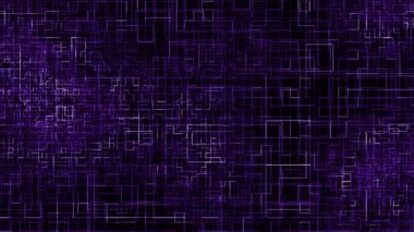 Yüksek teknoloji şebekesi menekşe renginin arka planını büyütüyor.