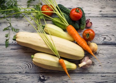 Sebze, domates, kabak, salatalık, sarımsak, havuç, lahana, taze