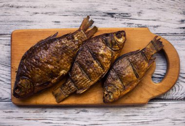 Balık, akşam yemeği, taze, yaz, faydalı, yemek, cook, masada