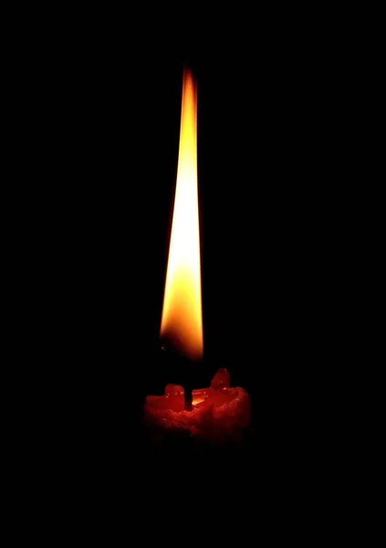 Κερί Είναι Καύση Ημέρα Μνήμης Άναψε Ένα Κερί Φλόγα Φλόγα — Φωτογραφία Αρχείου