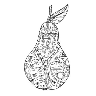 Tatlım armut doodle ve arılar