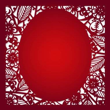 Vektör şablon lazer kesim