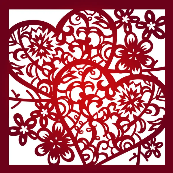 Vektör şablon lazer kesim