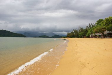 Vietnam plaj ve deniz manzarası