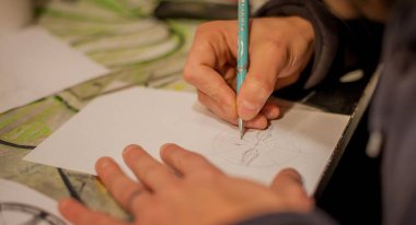 dövme sanatçısı çizim