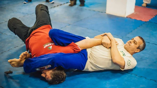 Avi nardia kapap krav maga Straßenselbstverteidigungsseminar belgrade — Stockfoto