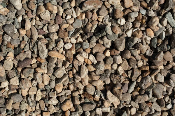 Malé a velké písek, štěrk a kamínky vzorek pozadí — Stock fotografie