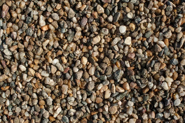 小、大砂、卵石、卵石背景图案 — 图库照片
