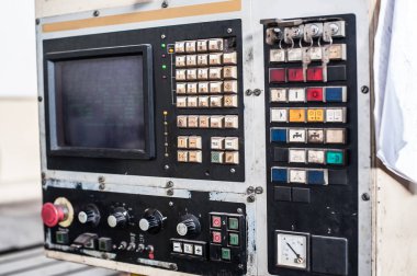 Endüstriyel makine inşaat fabrikasında fotoğrafı