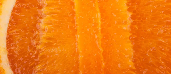 Abstraktní a umění detaily plátek pomeranče — Stock fotografie