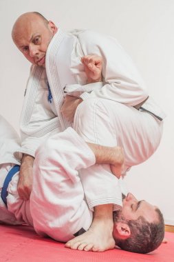BJJ Brezilya jiu-jitsu eğitim geleneksel ki gösteride